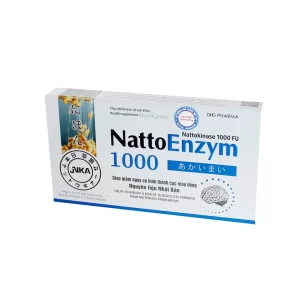 Viên uống cải thiện tình trạng thiếu máu não NattoEnzym 1000 (2 vỉ x 10 viên/hộp)